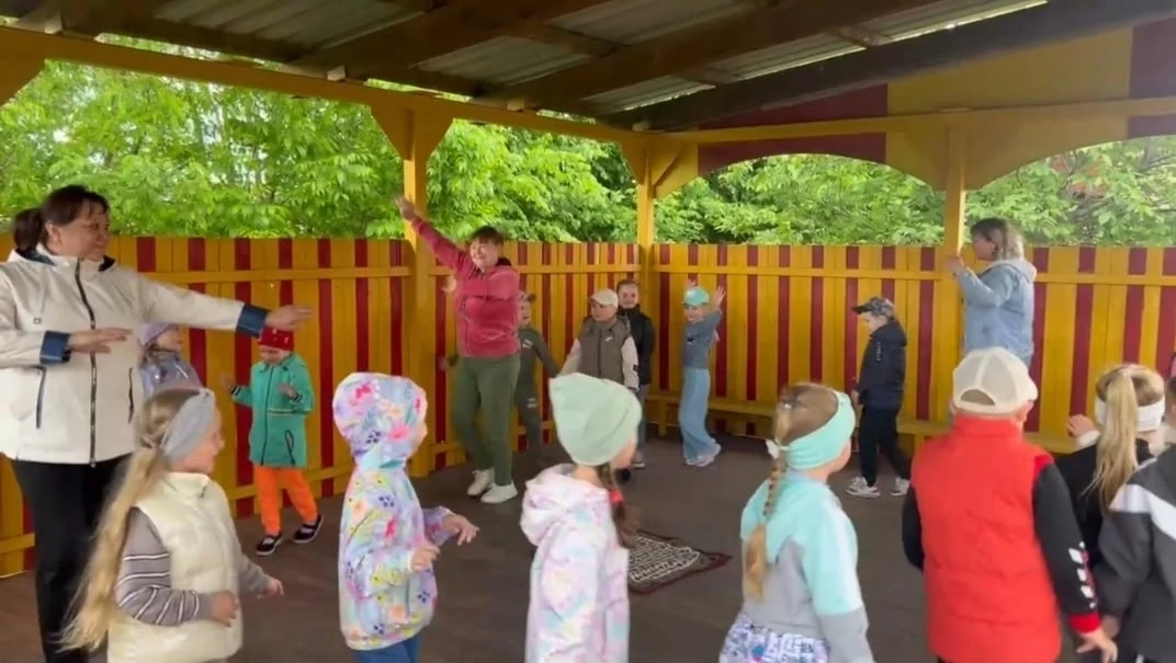 🎉В нашем детском саду прошло увлекательное спортивное развлечение «Игры народов России» для воспита