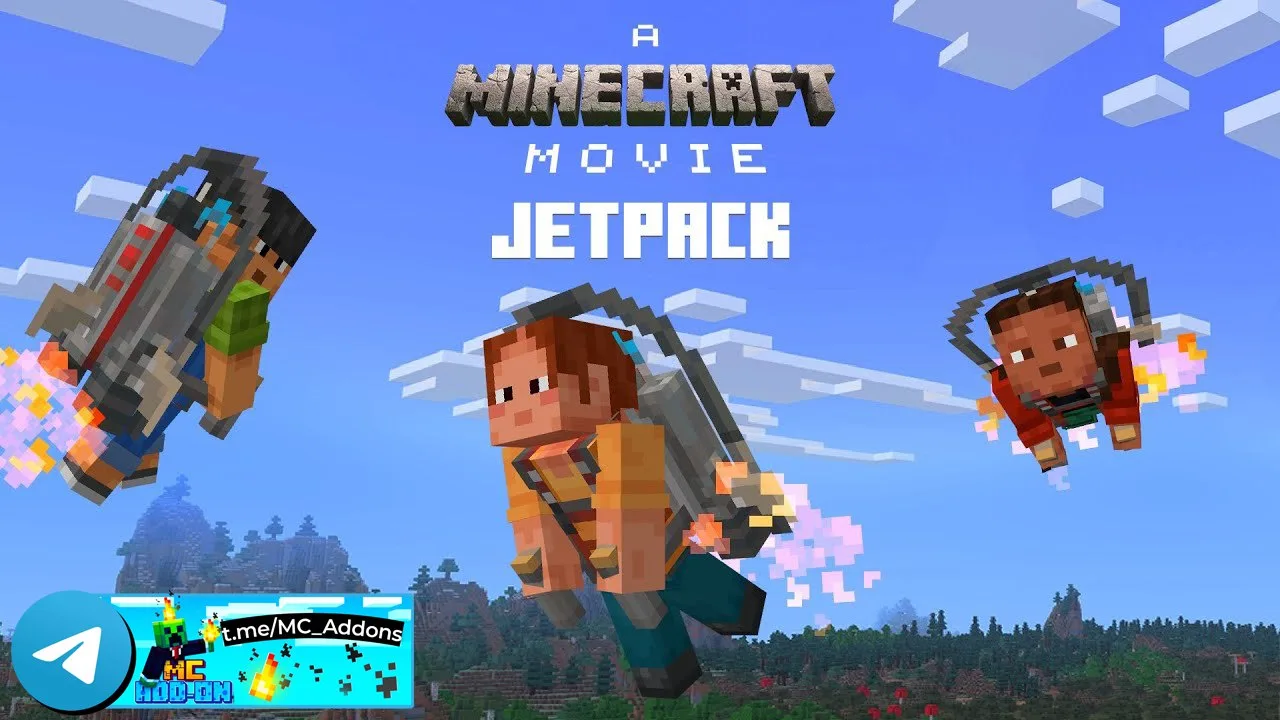 Мinecraft Movie: Jetpack Addon (1.21)