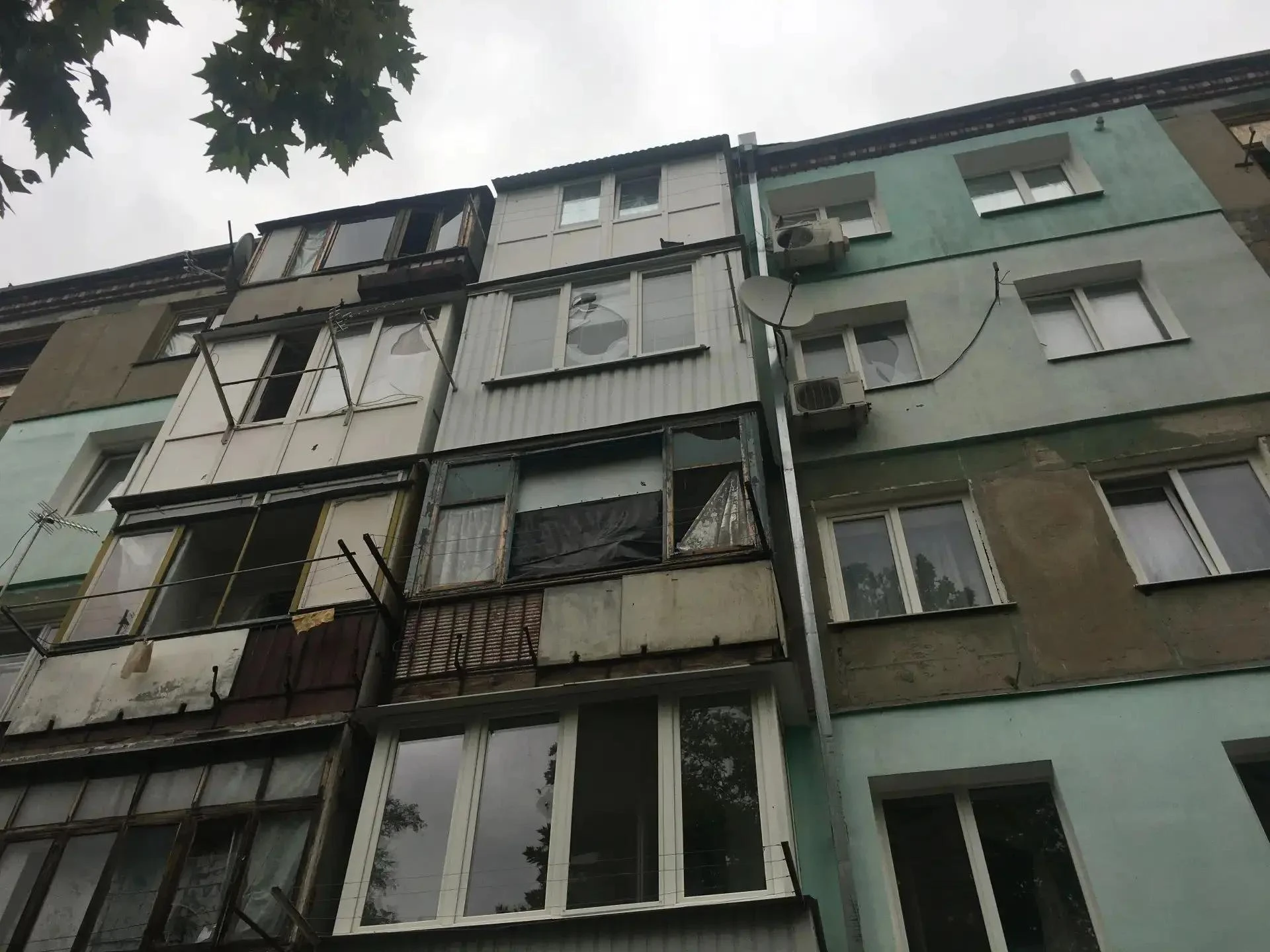 ❗️Последствия вражеской атаки в округе