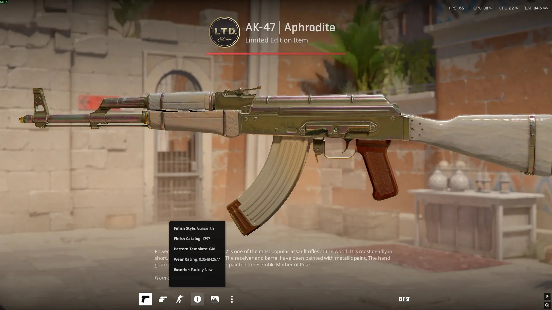 До окончания лимитированного AK-47 | Афродита в арсенальном пропуске осталось всего 7 дней