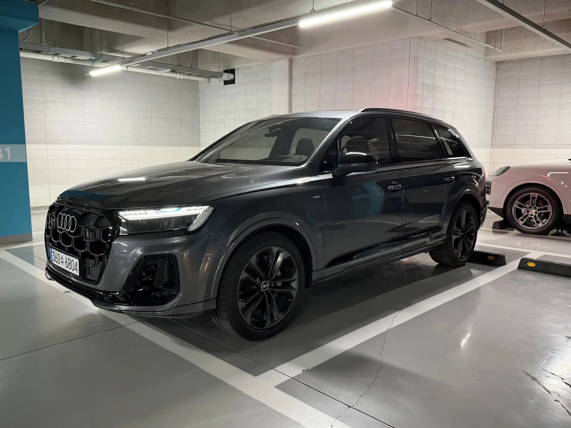 🚘🚨Audi Q7 2-й рестайлинг так же в продаже в Южной Корее  — 2025г., 3.0л., бензин, 340 л.с., мягкий г
