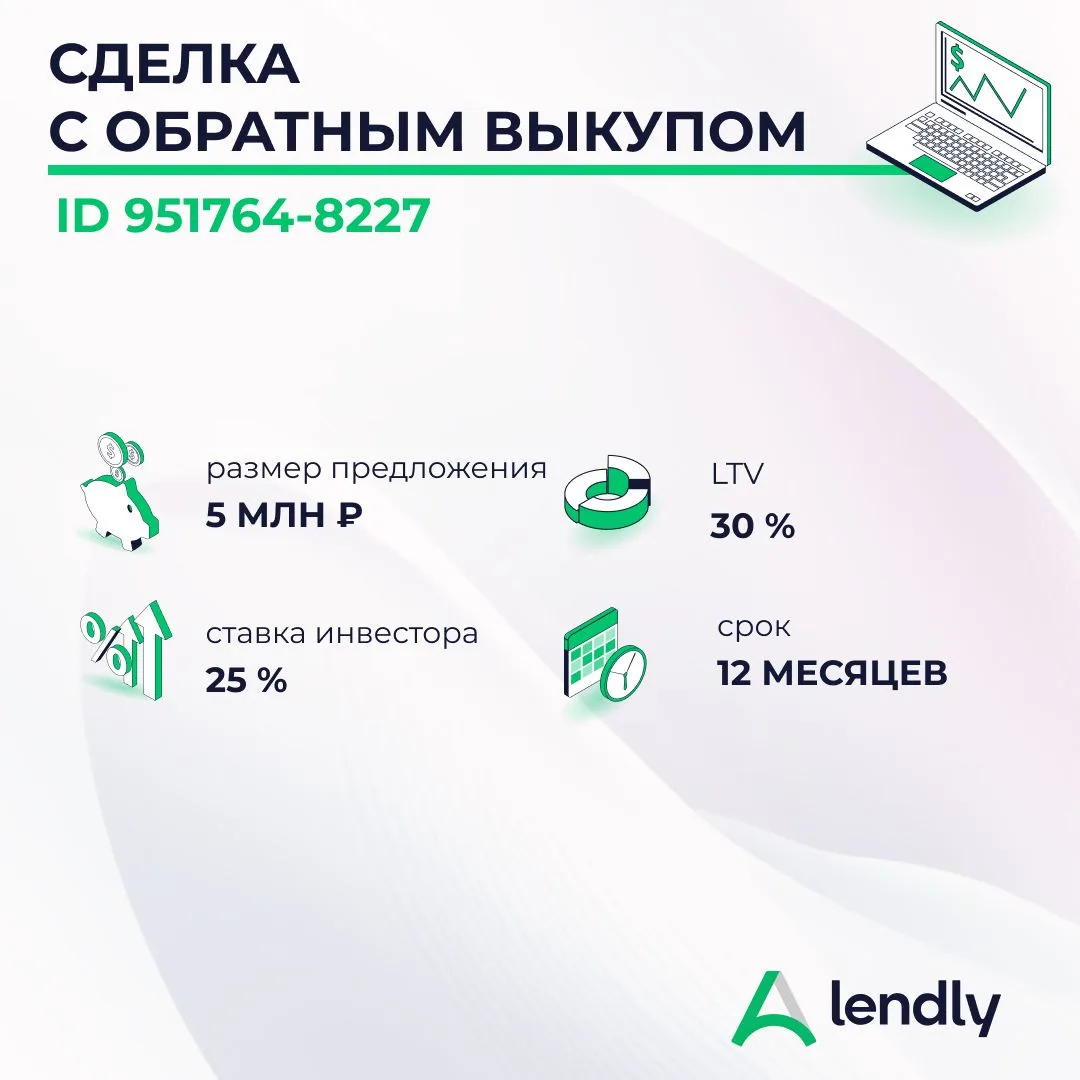 Займ с откупом 💰
Про обратный откуп: [контакт скрыт]
Узнать больше о заявках: lendly-cabinet

ID 95