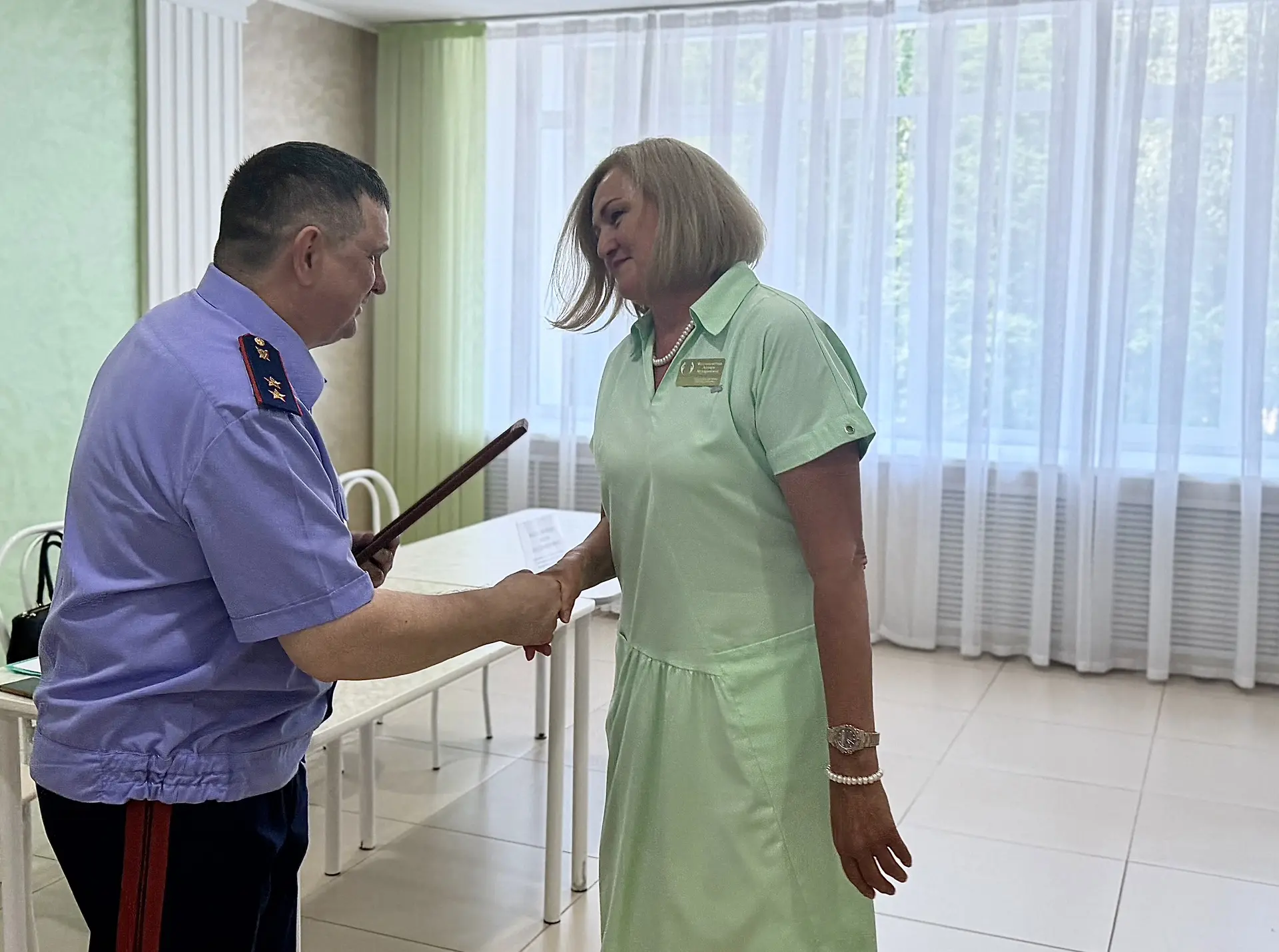 Руководитель следственного управления 
Следственного комитета России по Алтайскому краю 
поздравил м