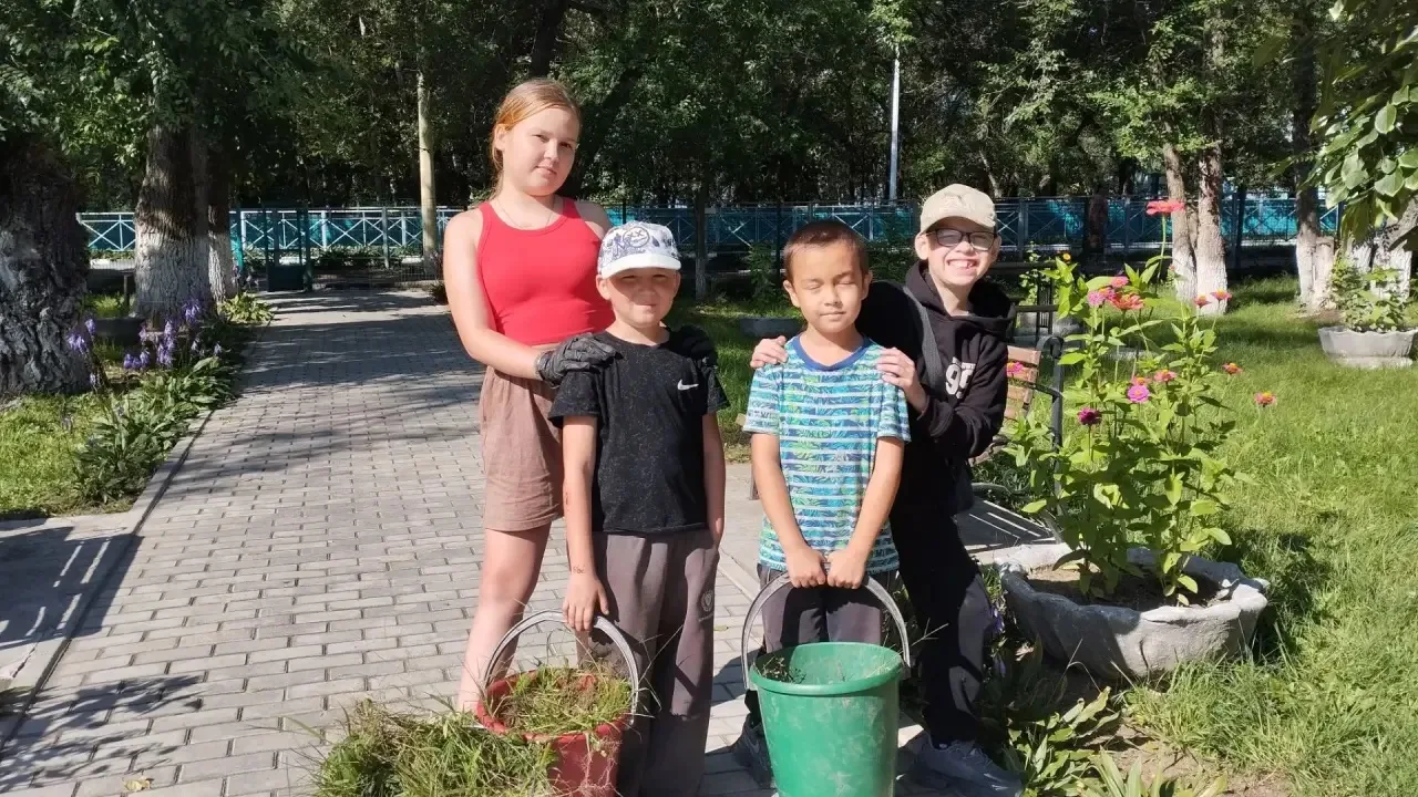 В нашей школе продолжается пятая трудовая четверть💪🏼🙌🏼