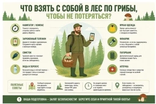 Начался грибной сезон. А значит, есть и охотники за грибами, которым в целях собственно...