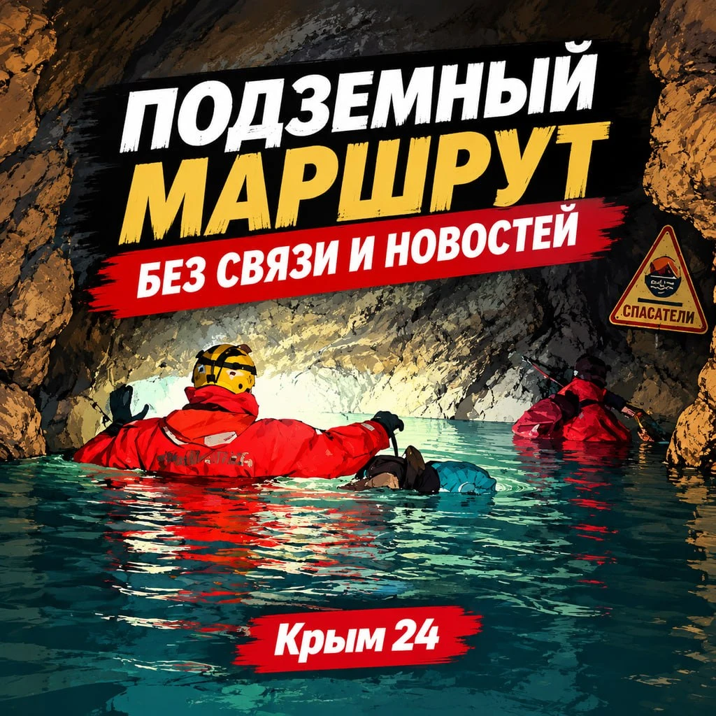 ❌ Подземный маршрут без связи и новостей