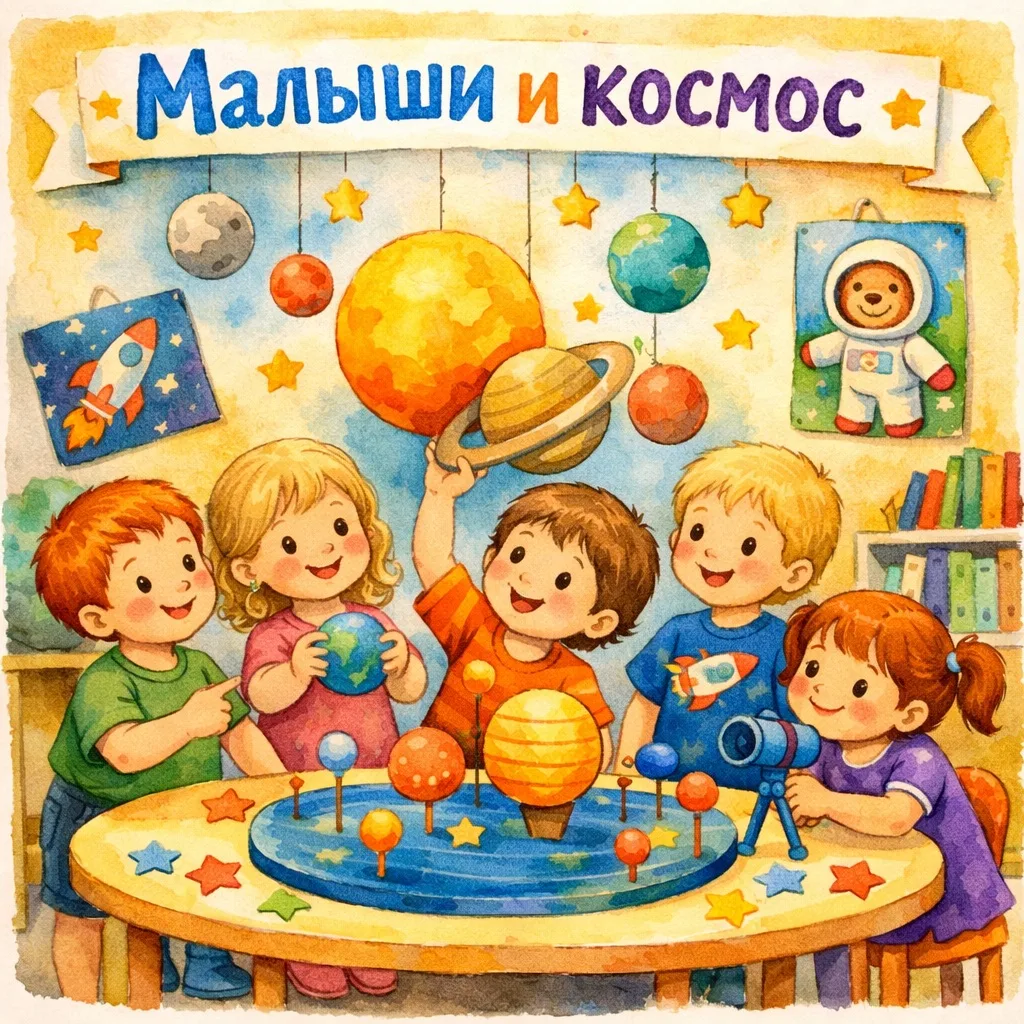 Космическое путешествие маленьких лучиков