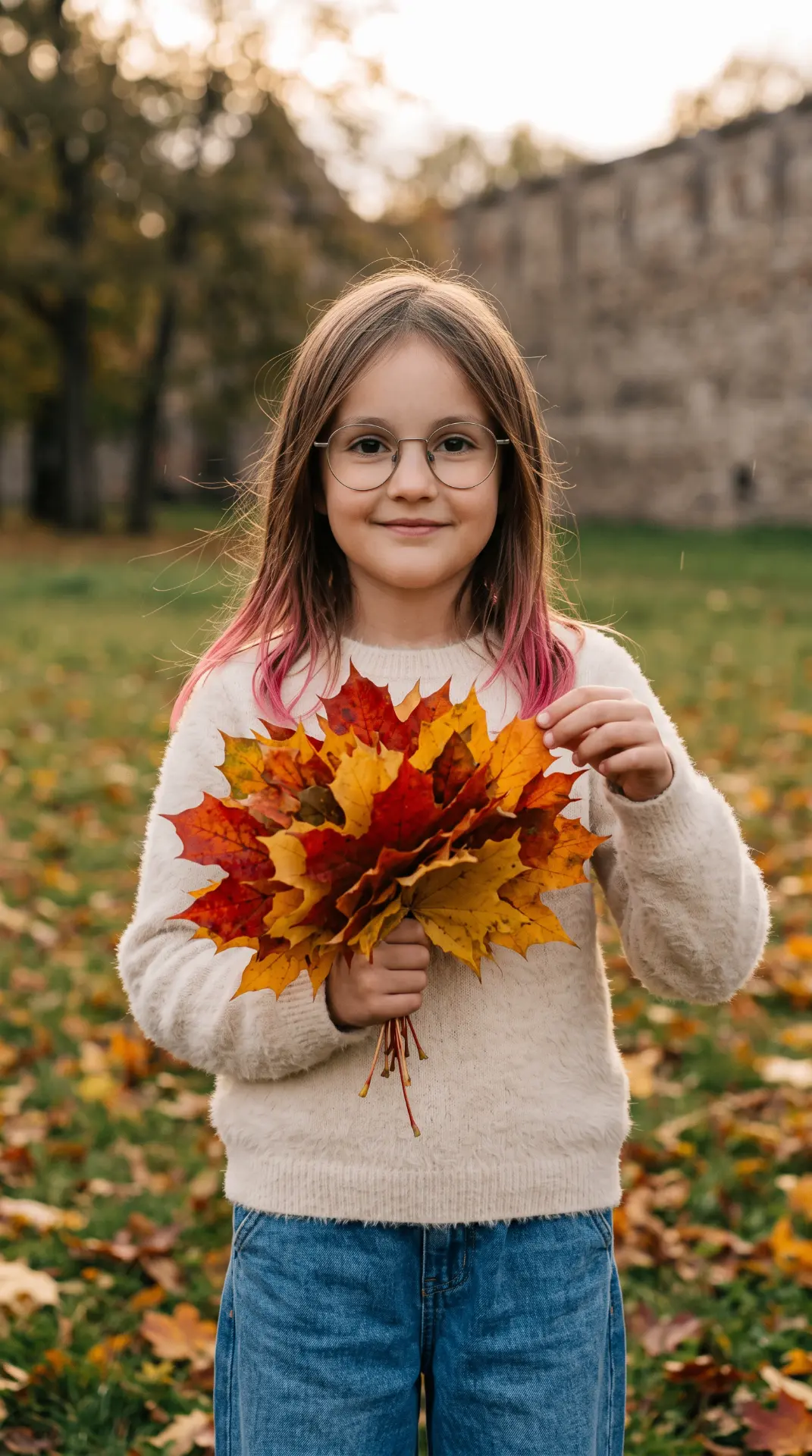 🍂 И снова магия ИИ: одно фото превращается в полноценную осеннюю фотосессию.