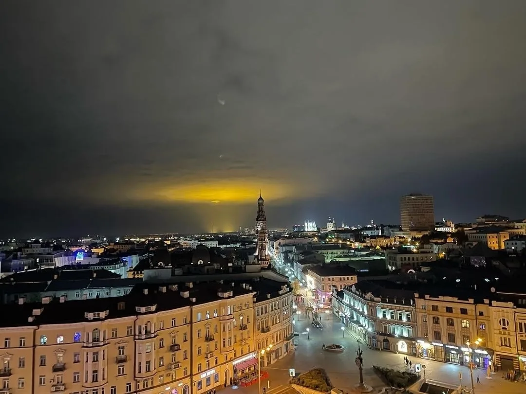 🌆 Откуда над Казанью оранжевое небо
