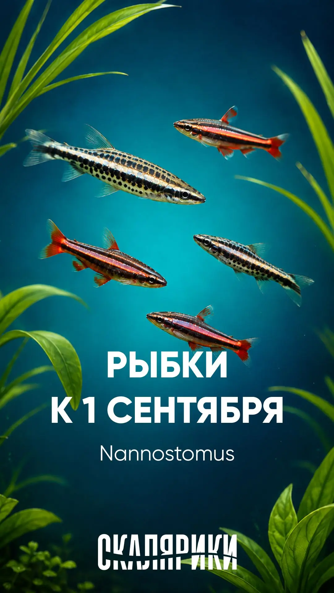 Какое же 1 сентября без карандашей? У аквариумистов они тоже есть — только живые и плав...