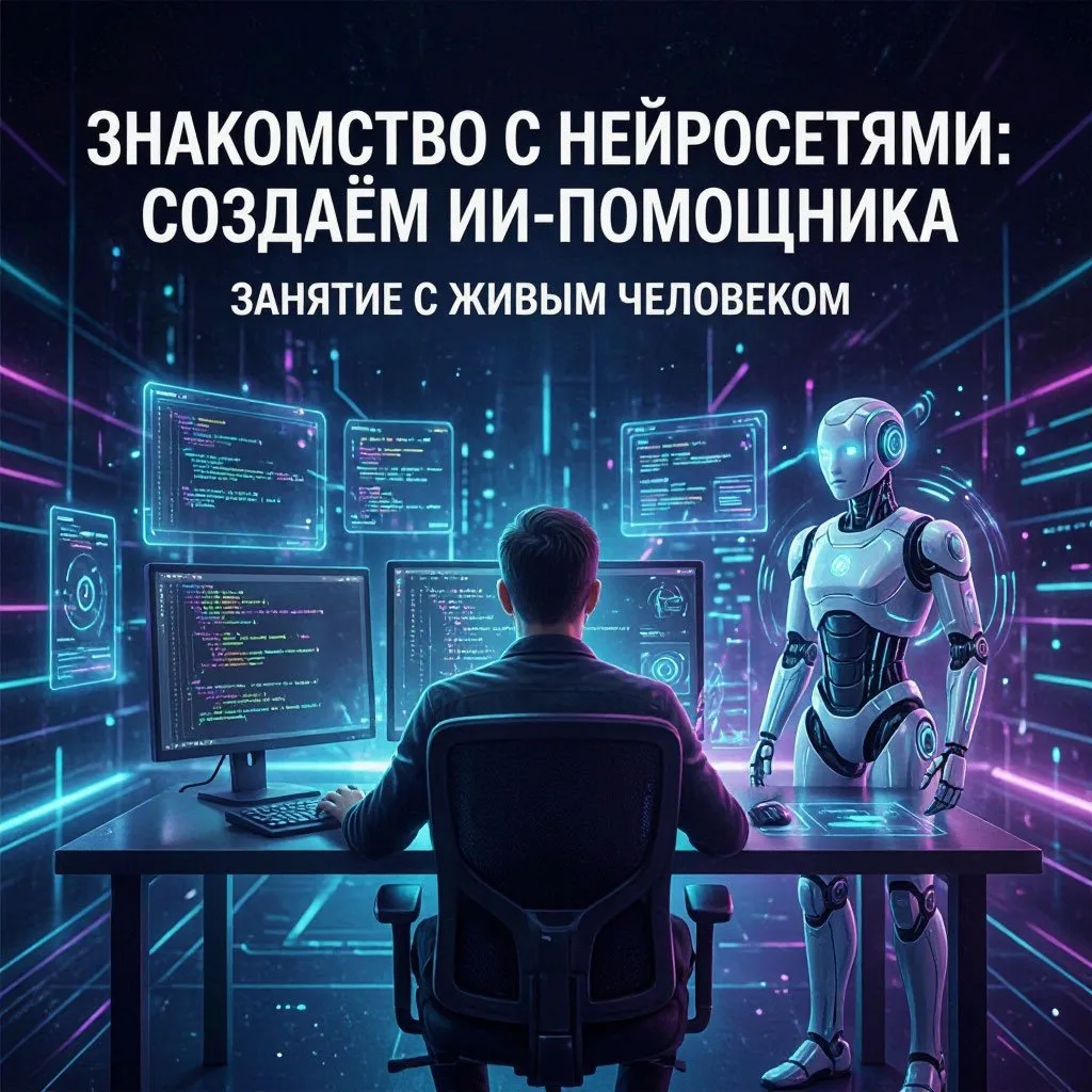 🔥 Бесплатные ВСТРЕЧИ С ЖИВЫМ ЧЕЛОВЕКОМ по работе с нейросетями, на которых не стыдно з...