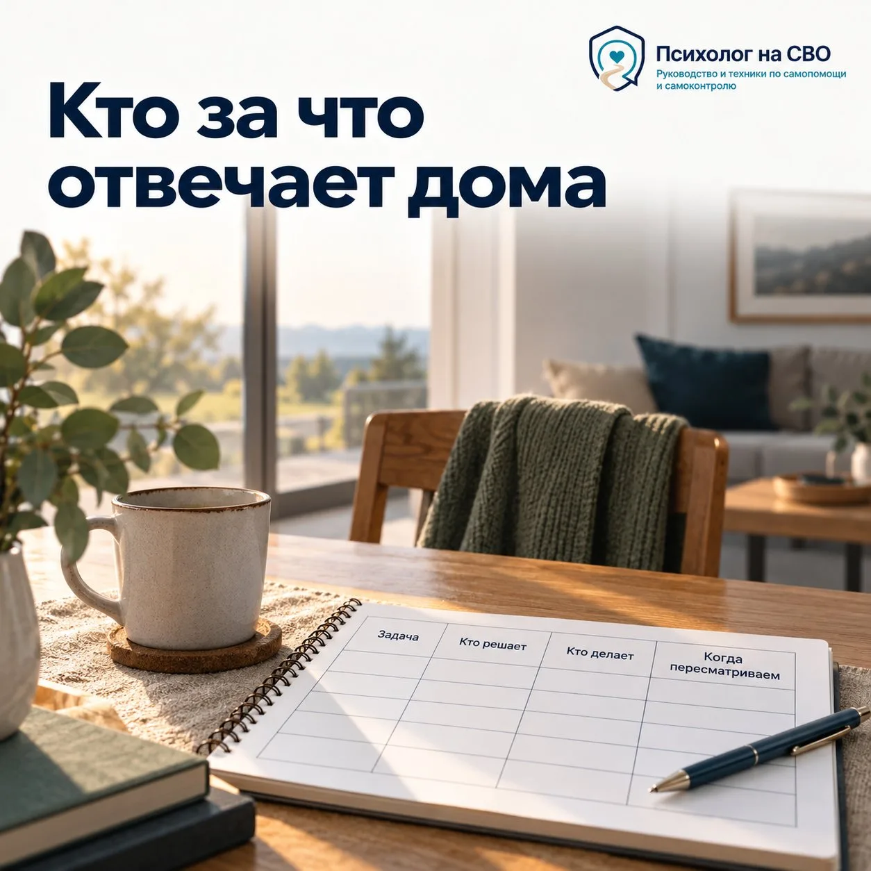 Кто за что отвечает дома