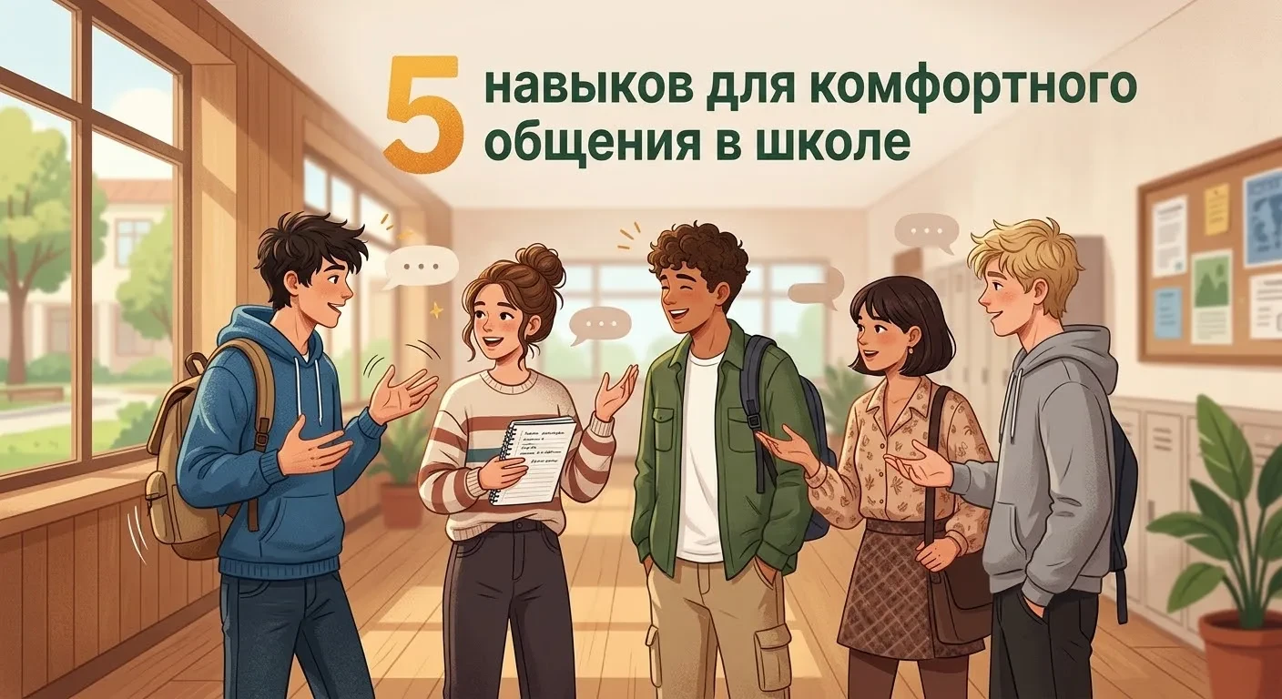 Школьнику каждый день приходится общаться с одноклассниками, учителями и другими взросл...
