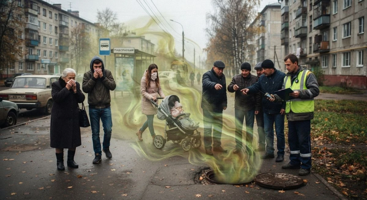 Жуткий запах фекалий окутал Брянск