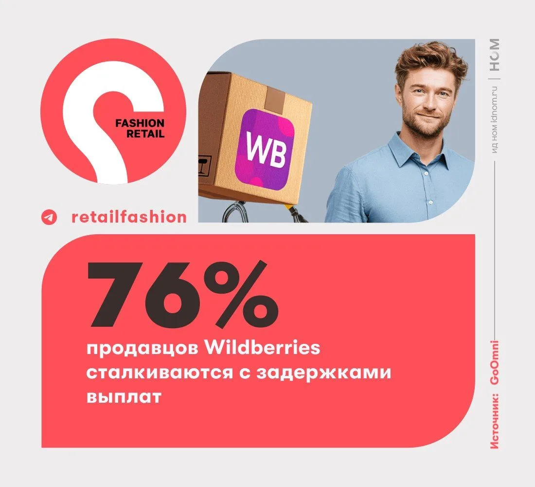 Задержки выплат продавцам Wildberries выросли с 30% до 76% за год