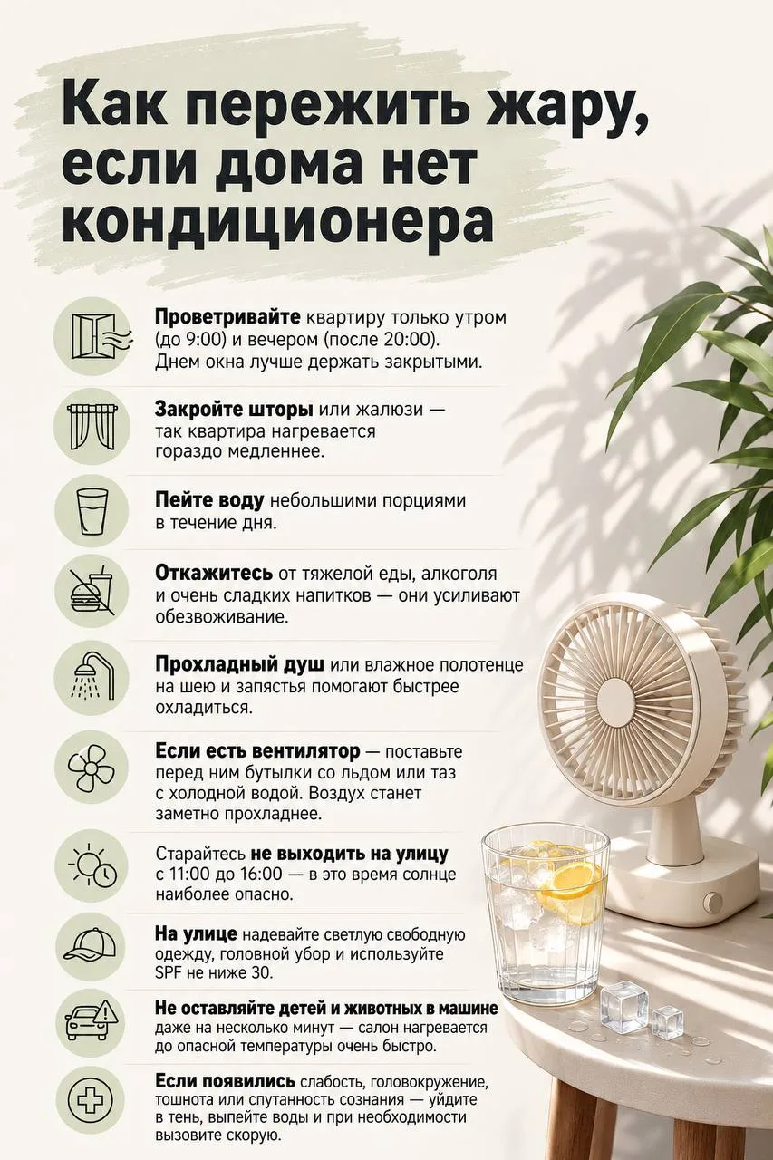 Как защититься от опасной аномальной жары: советы эксперта

• Когда температура тела поднимается выш