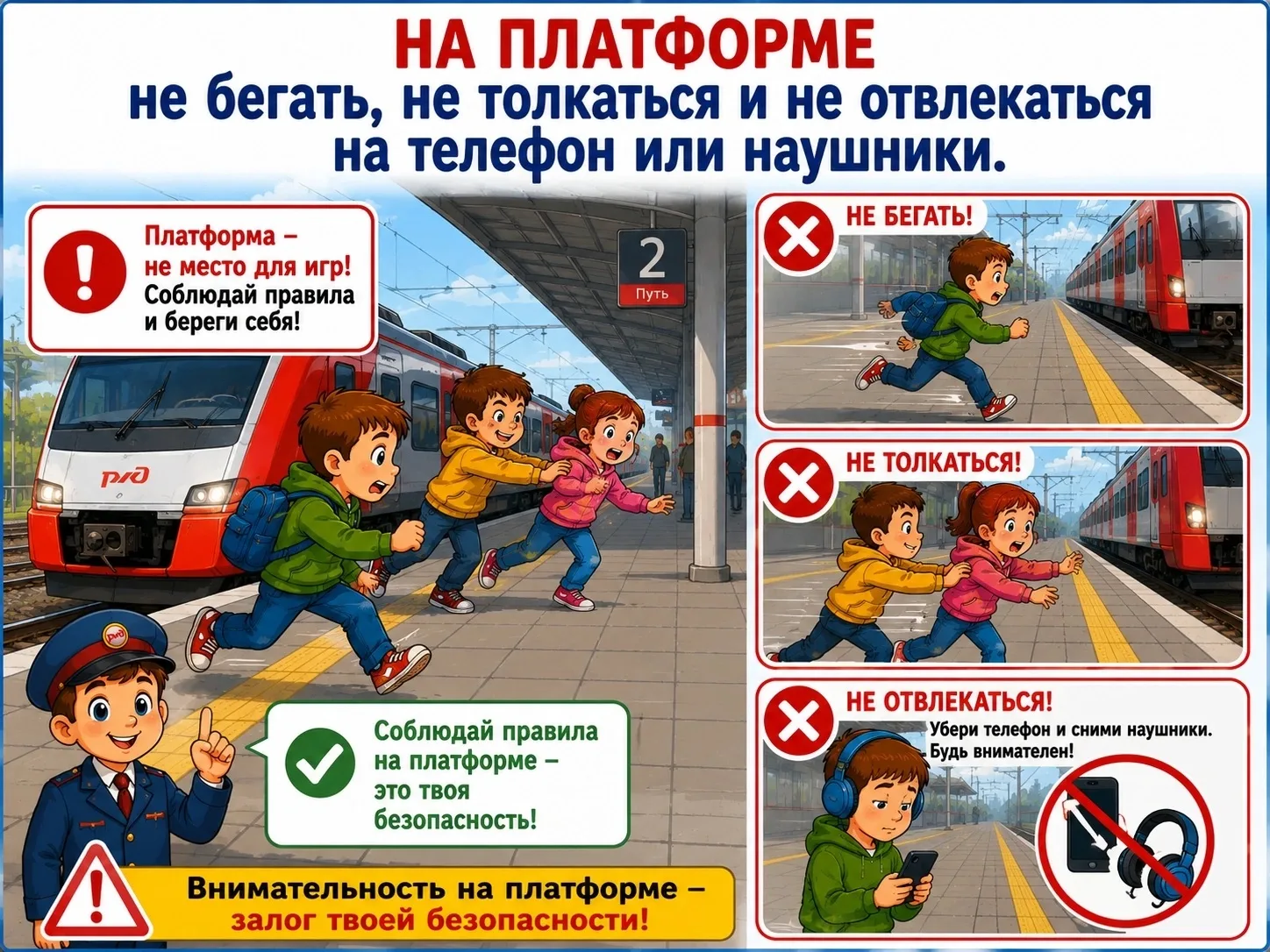 Безопасность на железной дороге 🚂
 Листайте карусель!☝🏻
 
Кажется, что это простые правила, которы