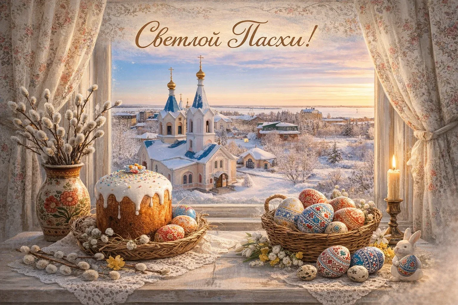 Светлой Пасхи! Мира, добра и благости вам и вашим близким!