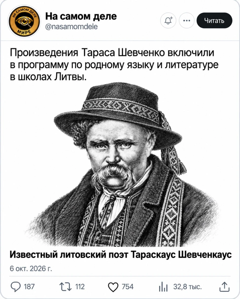 Литовцы ничем своим похвастаться не могут — вот и присвоили себе знаменитого казахского...