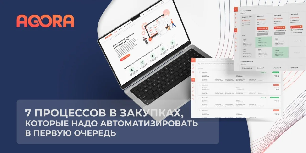 ✅ 7 процессов в закупках, которые дают максимальный эффект при автоматизации