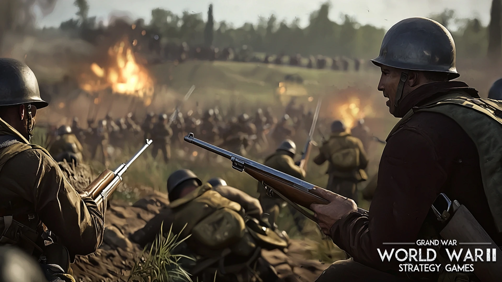 ✦ WW2: Всемирные военные игры — военная стратегия с реалистичными картами, развитием ге...