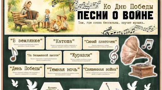 🪗«Когда гремели пушки, музы не молчали"