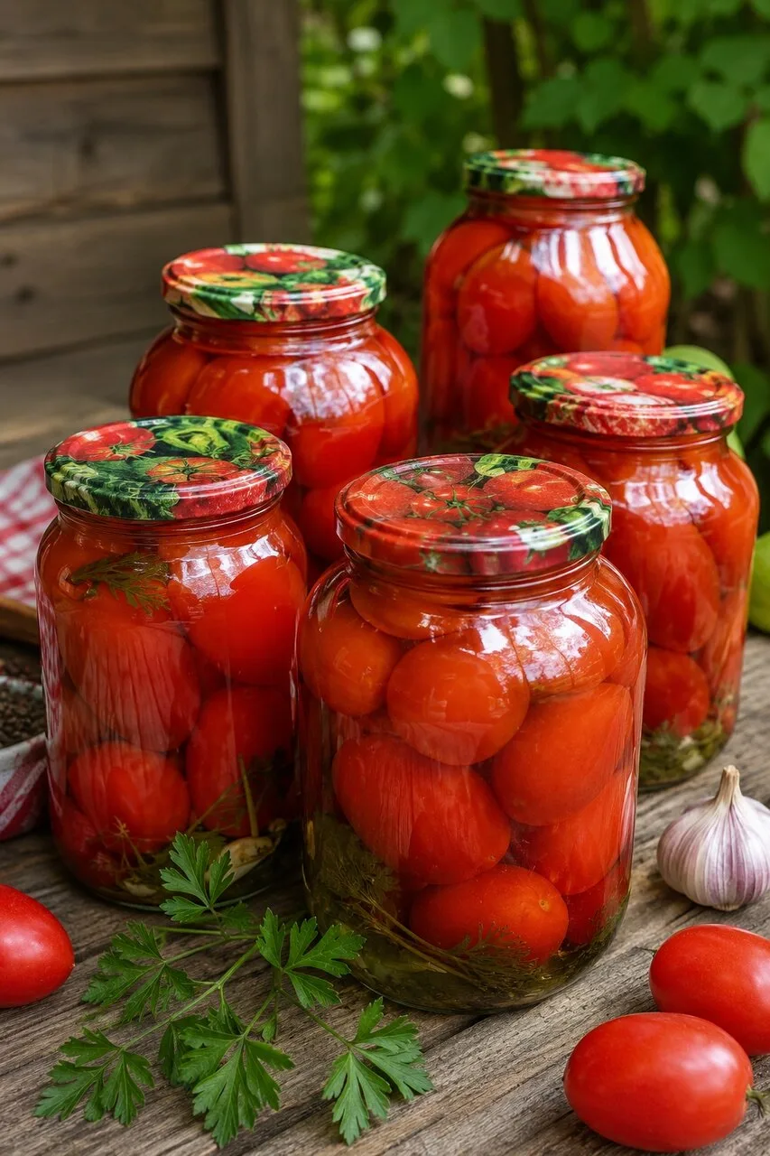МАРИНОВАННЫЕ ПОМИДОРЫ НА ЗИМУ