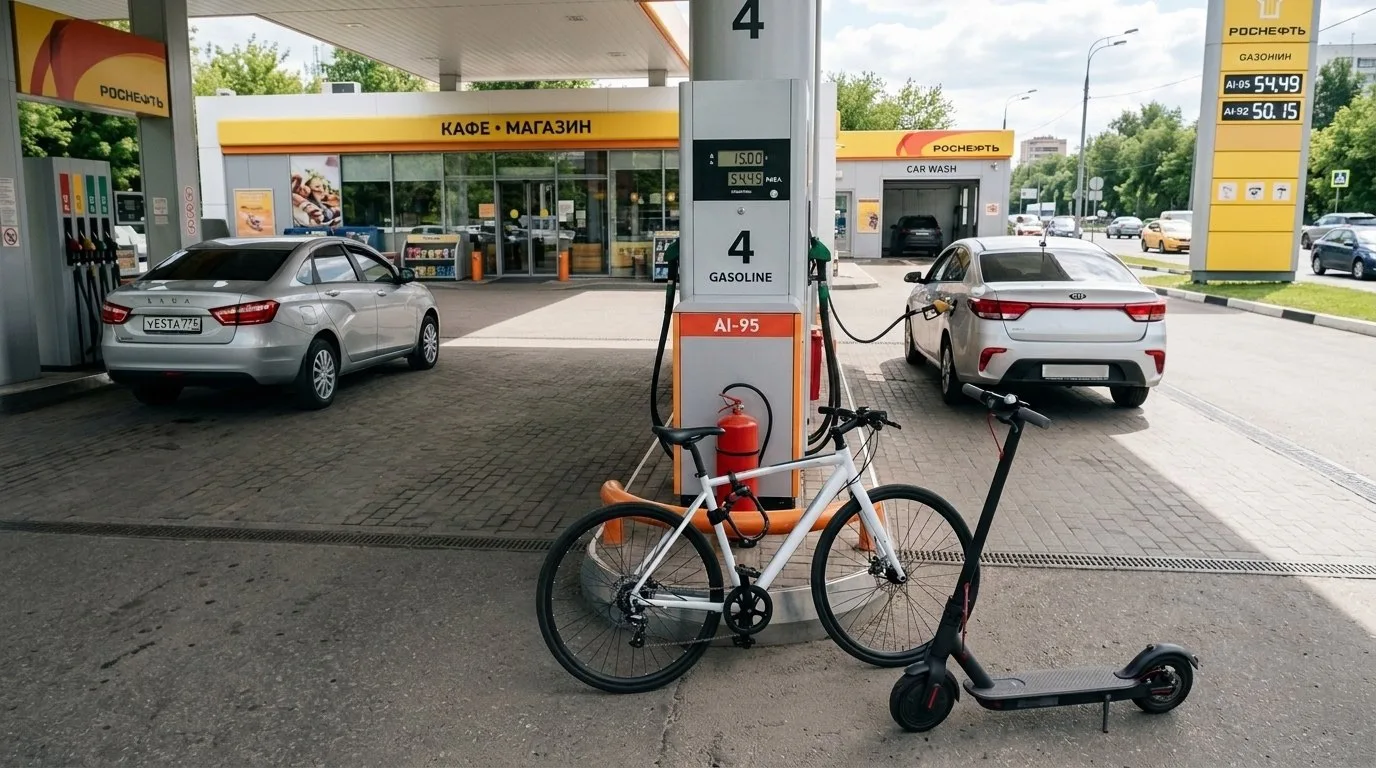 ⛽️ Мы тут с командой в шутку обсуждали, как можно сэкономить на бензине. 😄