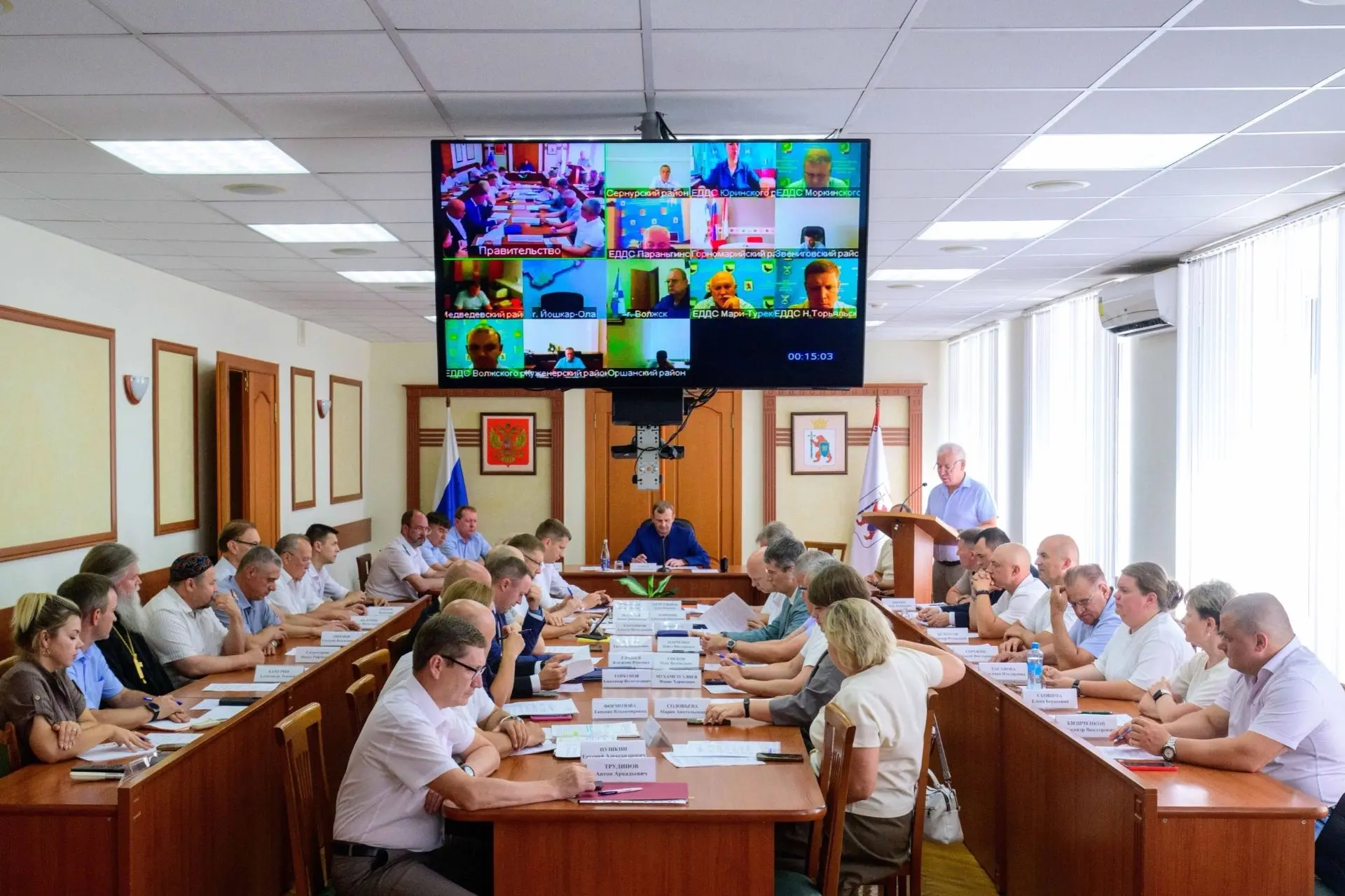 Представители Общественного совета при МВД по Республике Марий Эл протоиерей Александр ...
