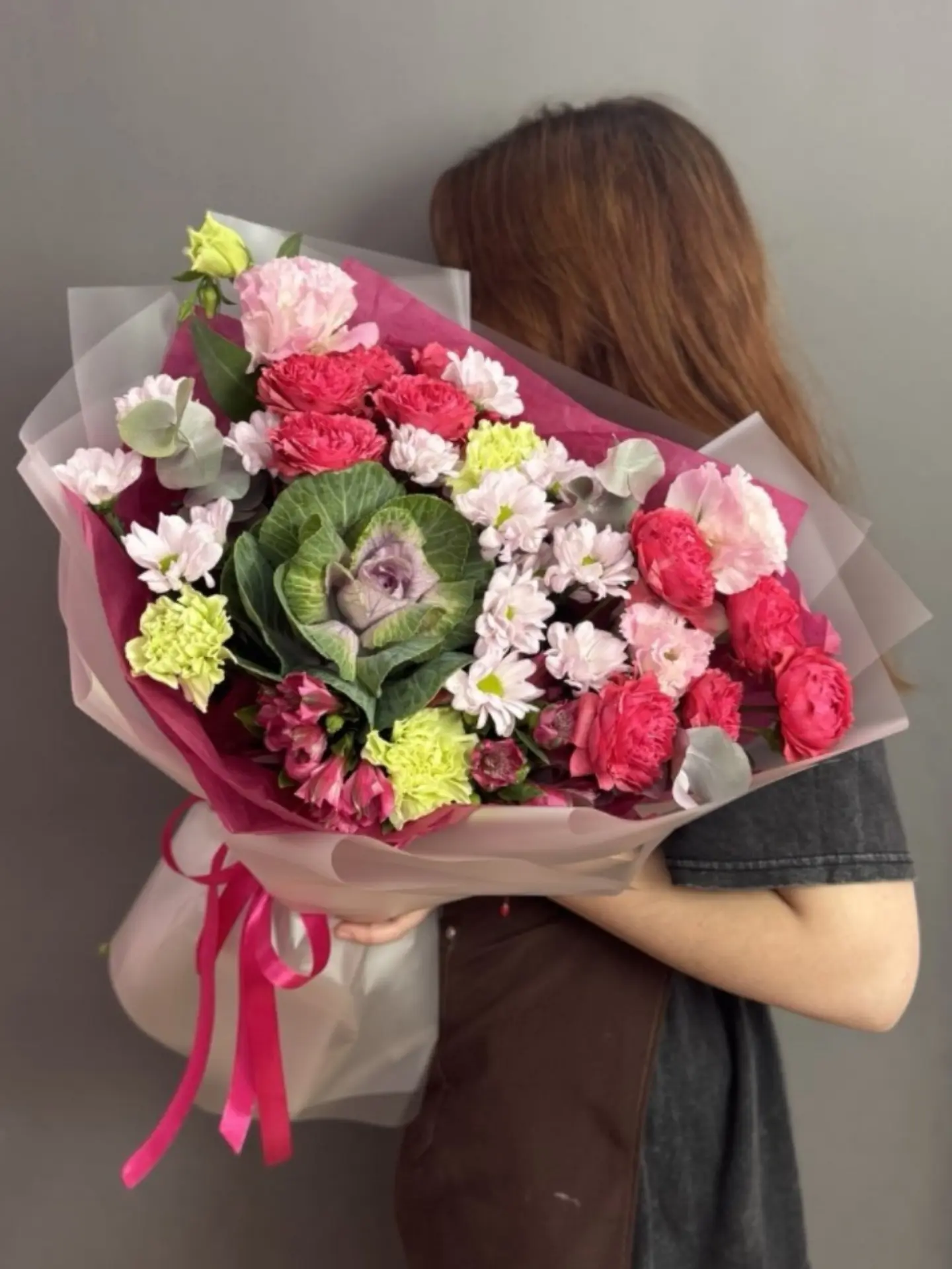 💕Авторский букет в яркой гамме