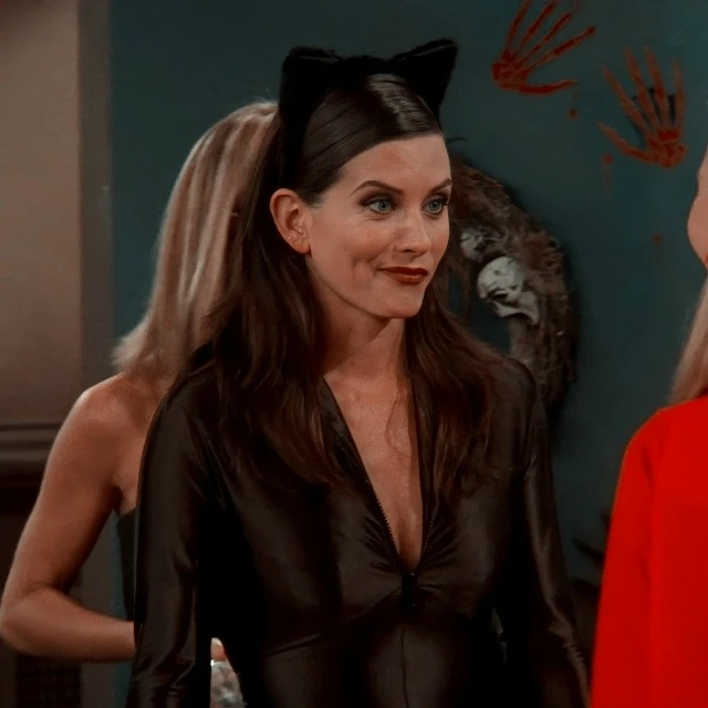 Помните, как Моника нарядилась Женщиной-кошкой на Хэллоуин? Это, скорее всего, была отс...