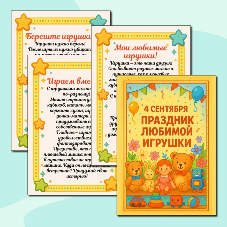 🧸 Праздник любимой игрушки