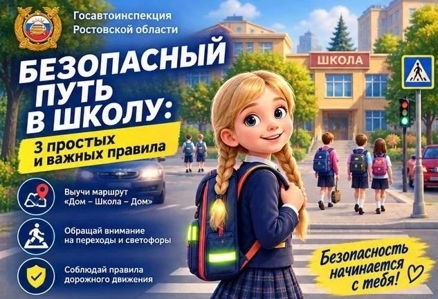 🏫В школу — только безопасной дорогой!