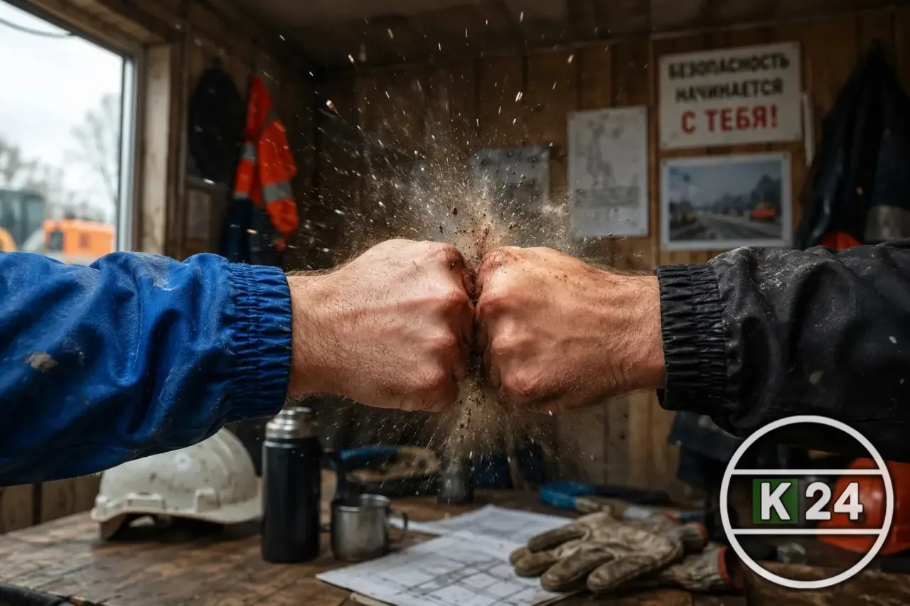 Полиция проверила стройгородки в Усть-Луге 🚧🔍 Недавно в Усть-Луге произошла массовая драка между вах