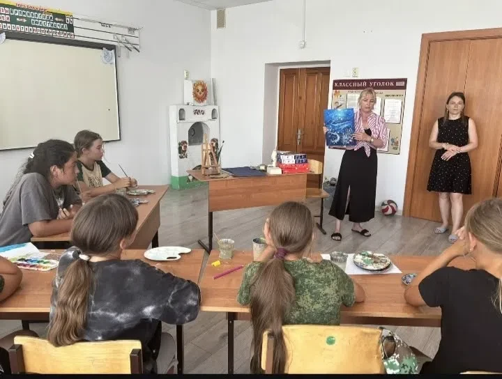 Заключительный день пребывания юных казачат в палаточном лагере 25-й казачьей школы хутора Семигорск