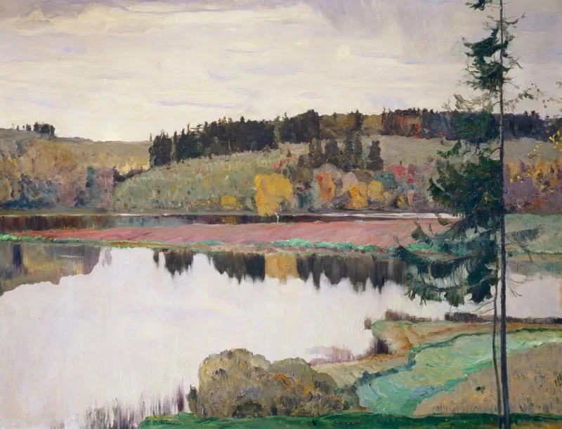Михаил Нестеров, «Осенний пейзаж» (1906)