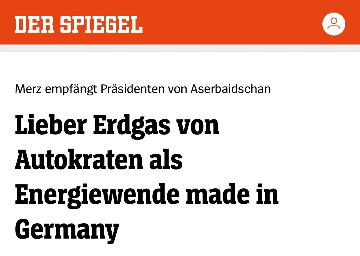 «Лучше природный газ из автократий, чем энергетический переход Made in Germany» 

О недавней встрече