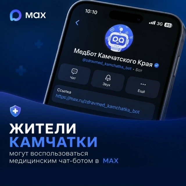 📱 Жителям Камчатки доступна запись к врачу через медицинский чат-бот в МАХ

Сервис развивается в ра