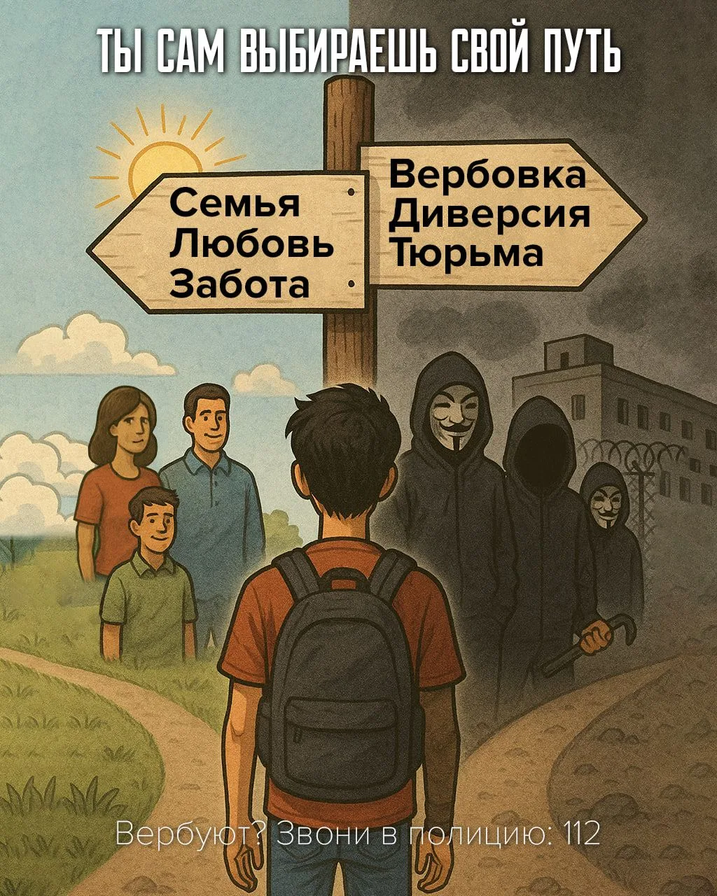 Делай правильный выбор! Не дай себя обмануть!