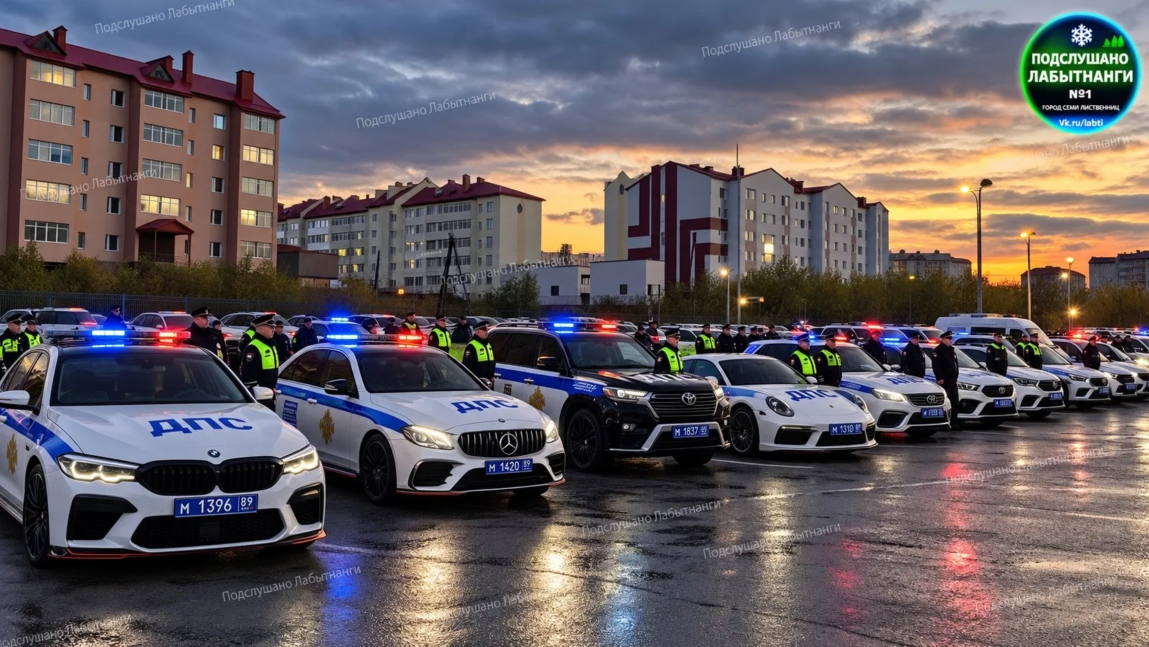 🚔😮‍💨😍А если бы в Лабытнанги нашим инспекторам ДПС однажды обновили автопарк вот так?