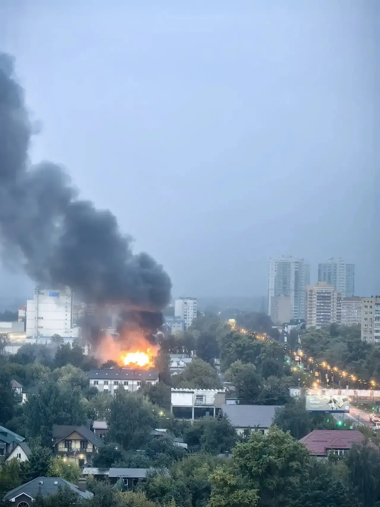 ❗️ПОЖАР В КРАСНОГОРСКЕ.