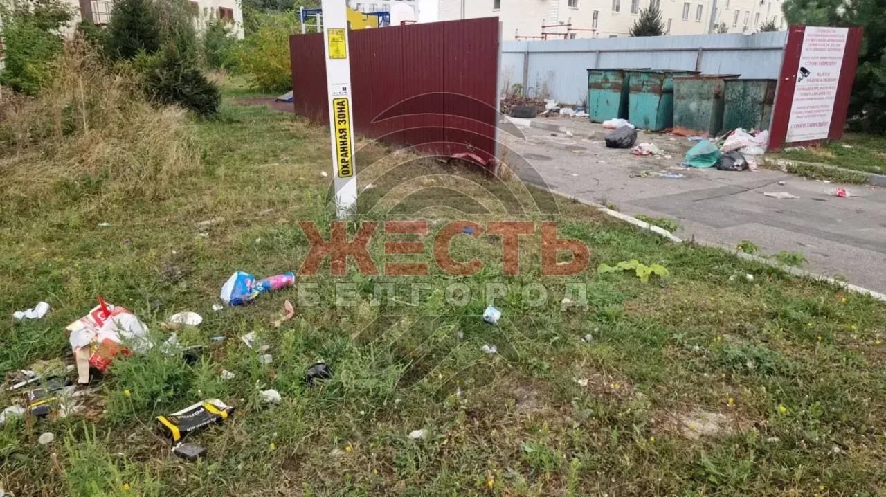 Ул. Донецкая, 83: жильцы жалуются на состояние мусорной площадки.
