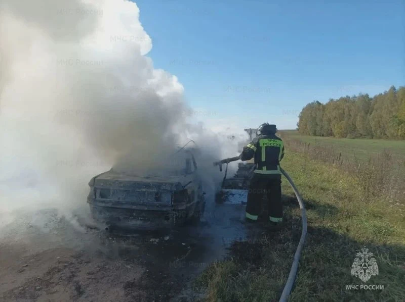 🚒 Пожарные МЧС России за сутки потушили две машины