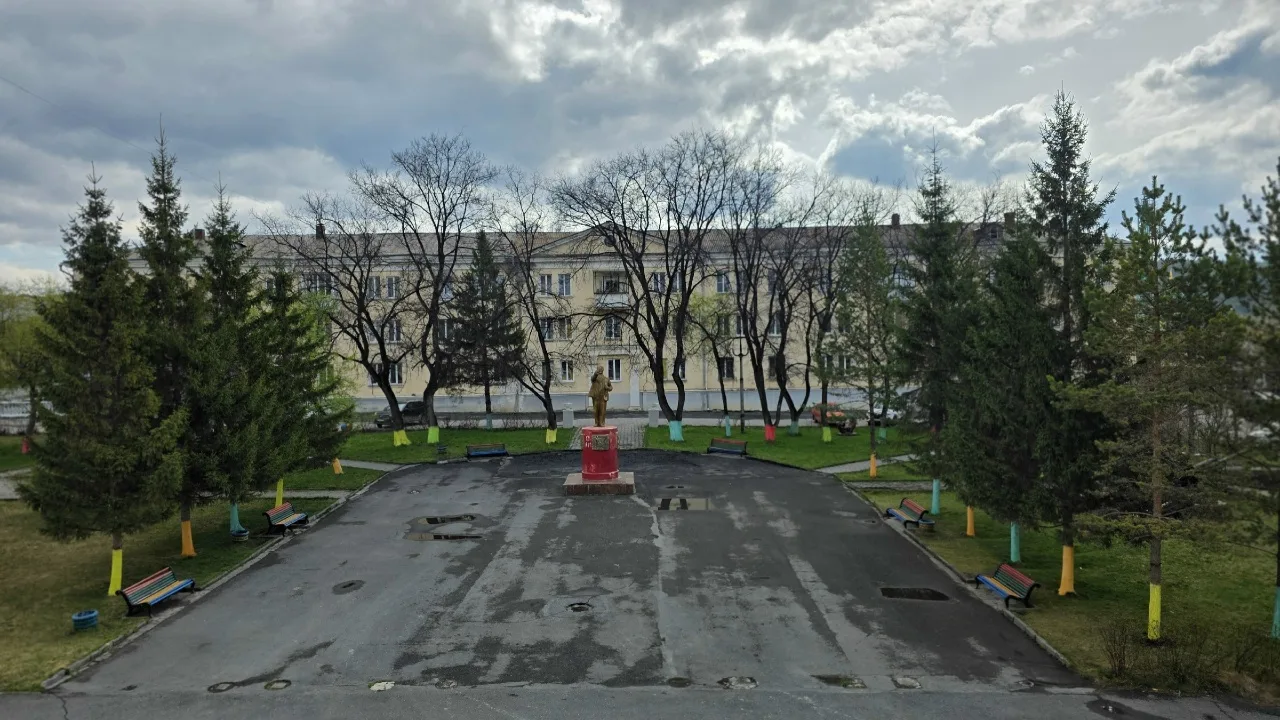 🌈Яркое преображение нашего любимого сквера🌈!