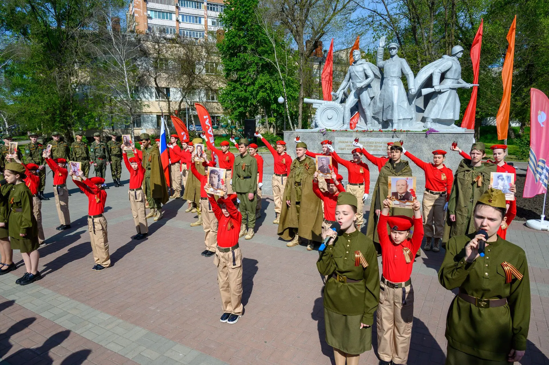 В ознаменование 81-годовщины Великой Победы в Великой Отечественной войне, в Октябрьском районе прош