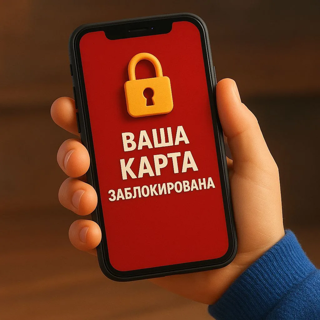 Мошенники блокируют карты своих жертв