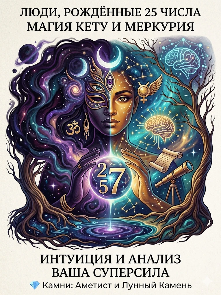 ✨ Магия числа 25: Мудрые Души и Тонкие Стратеги