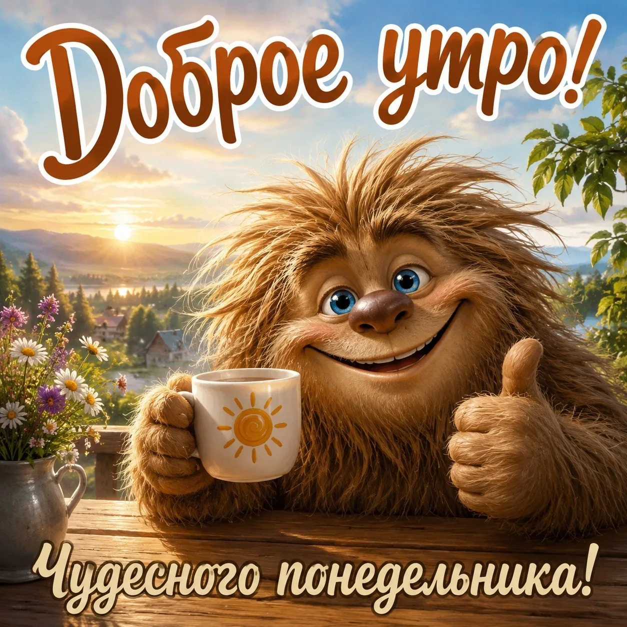 Доброе утро! ☀️🌷  Чудесного понедельника, лёгкого начала недели, приятных новостей и отличного настр