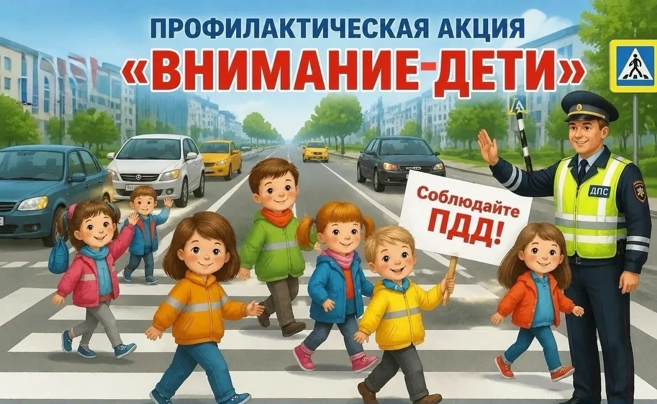 ☝️Встреча с инспектором ГАИ: безопасность на дороге — главный приоритет!