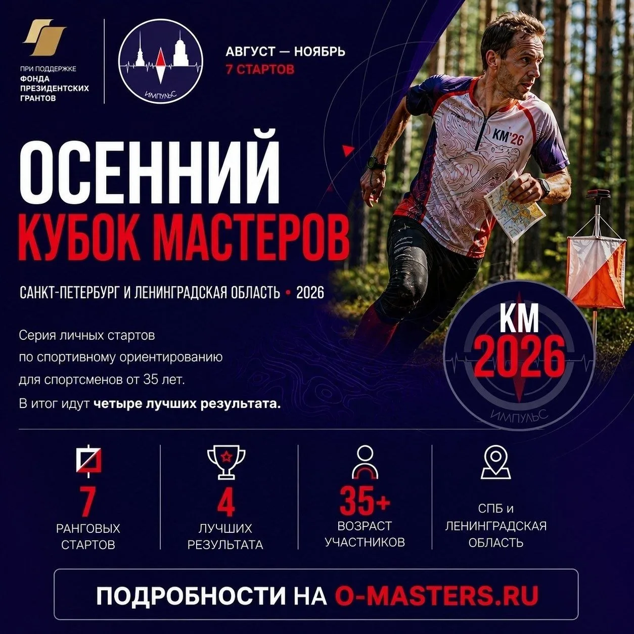 ⚡️ Очередной старт «Кубка Мастеров» пройдёт 11 октября!